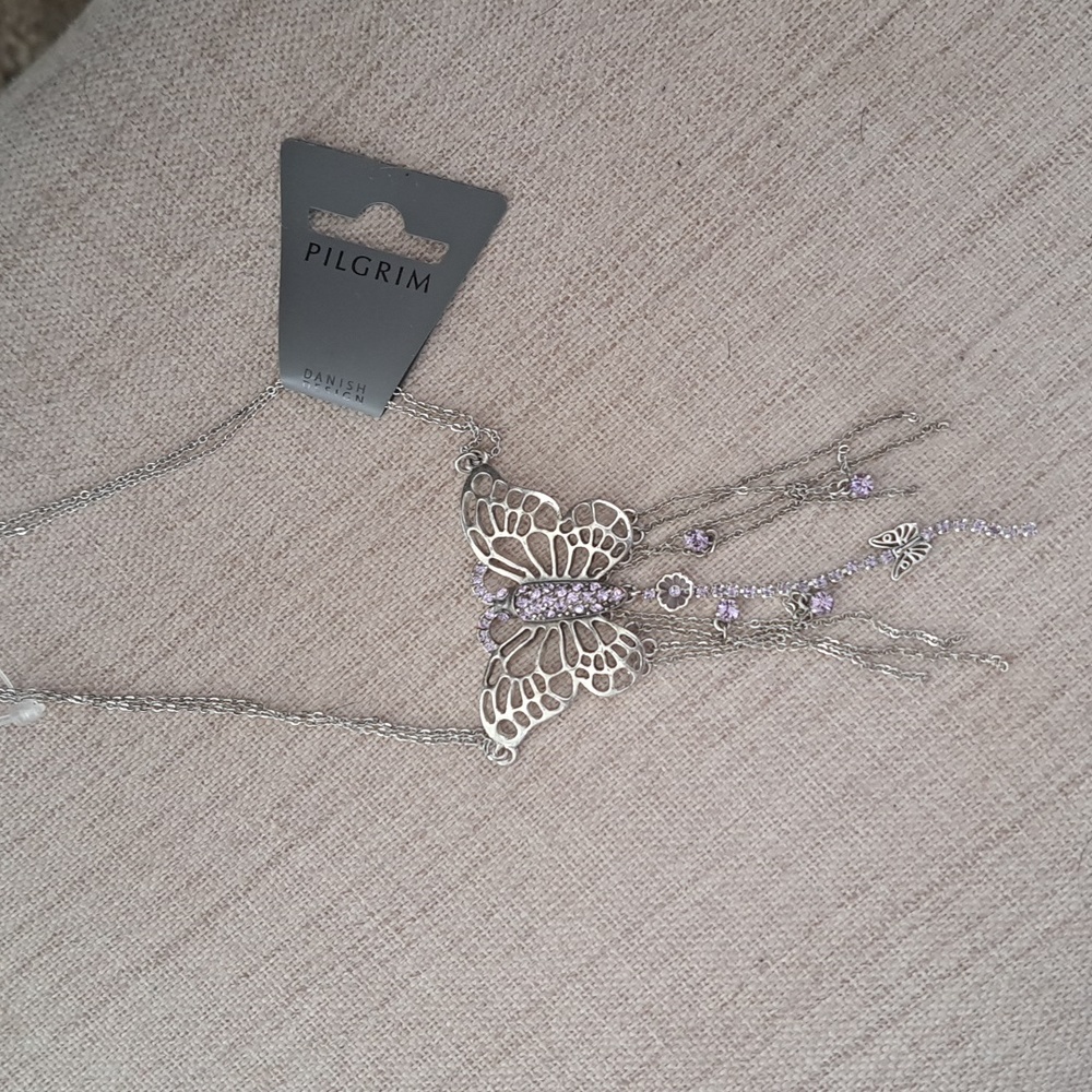 PILGRIM BUTTERFLY Choker NECKLACE